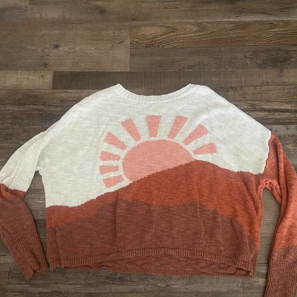 Sunset Graphic Sweater